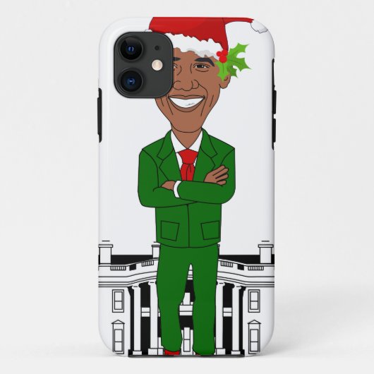 Barack-Oama-Santa-Klub Case-Mate iPhone Hülle (Rückseite)