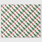 Barack-Oama-Santa-Klub Geschenkpapier (Flach)