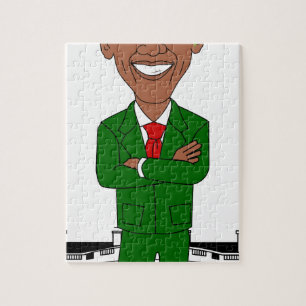 Barack-Oama-Santa-Klub Puzzle