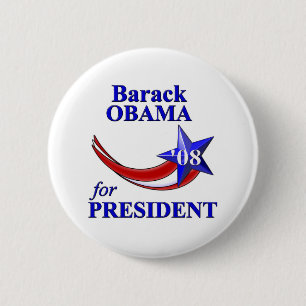 Barack Obama 08 Button