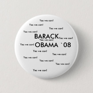 BARACK OBAMA ` 08 Knopf Button