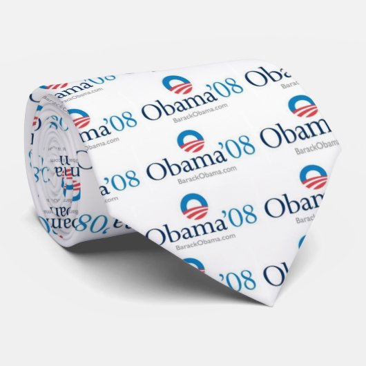 Barack Obama '08 Krawatte (Gerollt)