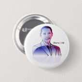 Barack Obama 2008 Knöpfe Button (Vorne & Hinten)