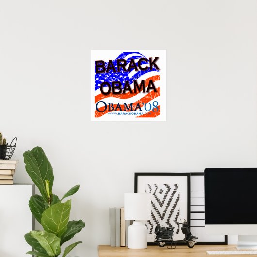 BARACK OBAMA 2008 POSTER (Heimbüro)