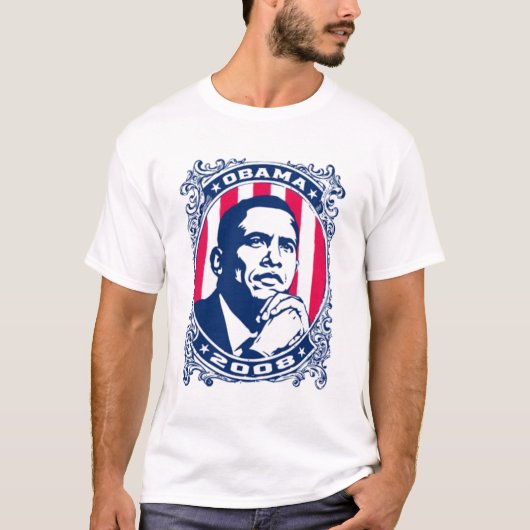 Barack Obama 2008 T-Shirt (Vorderseite)