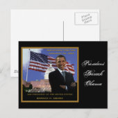 Barack Obama 2009 Postkarte (Vorne/Hinten)