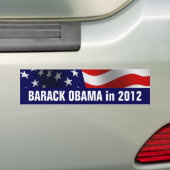 Barack Obama 2012 Autoaufkleber (Auf Auto)