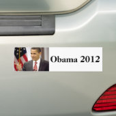 Barack Obama 2012 Autoaufkleber (Auf Auto)