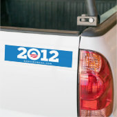 Barack Obama 2012 (Blau-) Autoaufkleber (Auf Lkw)