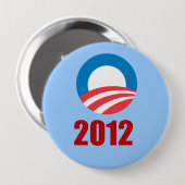 Barack Obama 2012 Button (Vorne & Hinten)