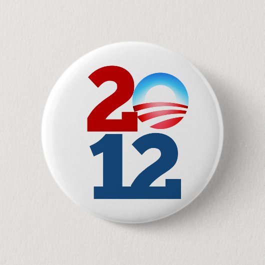 Barack Obama 2012 Button (Vorderseite)
