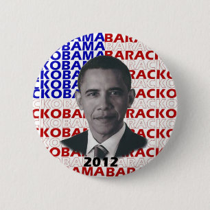 Barack Obama 2012 Button
