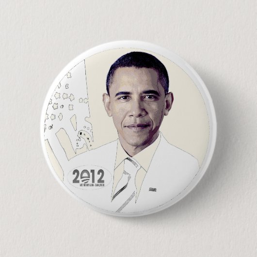 Barack Obama 2012 Button (Vorderseite)