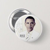 Barack Obama 2012 Button (Vorne & Hinten)