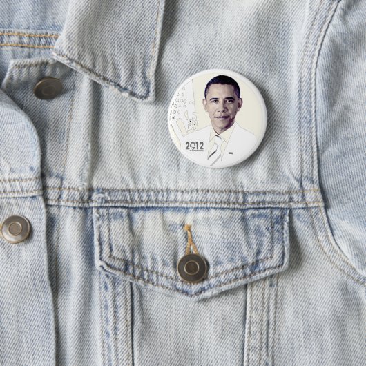 Barack Obama 2012 Button (Beispiel)