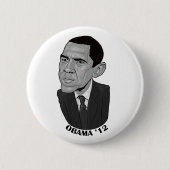 Barack Obama 2012 Button (Vorderseite)