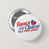 Barack Obama 2012 Button (Vorne & Hinten)
