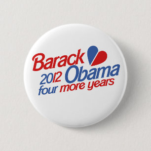 Barack Obama 2012 Button