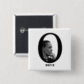 Barack Obama 2012 Button (Vorne & Hinten)