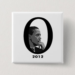 Barack Obama 2012 Button