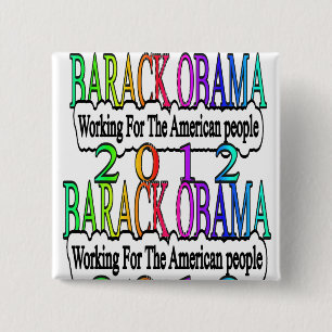 BARACK OBAMA 2012 BUTTON
