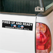 Barack Obama 2012, der oben gefeuert wird und Autoaufkleber (Auf Lkw)