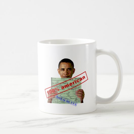 Barack Obama 2012 Kaffeetasse (Rechts)