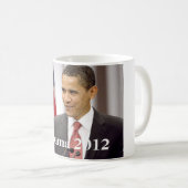 Barack Obama 2012 Kaffeetasse (VorderseiteRechts)