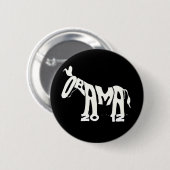 Barack Obama 2012 Knopf Button (Vorne & Hinten)