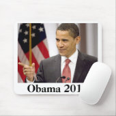 Barack Obama 2012 Mousepad (Mit Mouse)