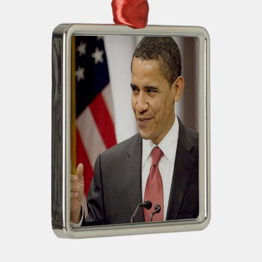 Barack Obama 2012 Ornament Aus Metall (Rechts)