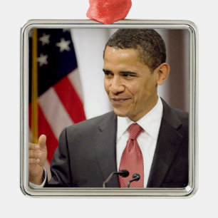Barack Obama 2012 Ornament Aus Metall