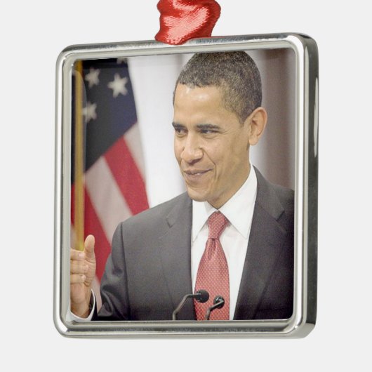 Barack Obama 2012 Ornament Aus Metall (Links)