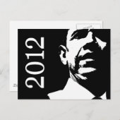 Barack Obama 2012 Postkarte (Vorne/Hinten)