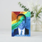 Barack Obama 2012 Postkarte (Stehend Vorderseite)