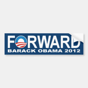 Barack Obama 2012 "Vorwärts" Autoaufkleber