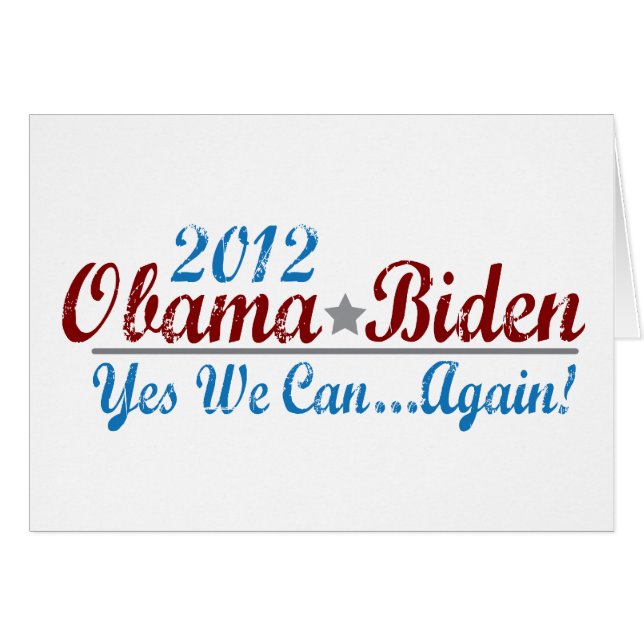 Barack Obama 2012 wählen wieder (Vorderseite (Horizontal))