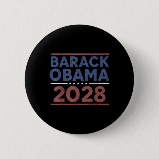 Barack Obama 2028 Button (Vorderseite)