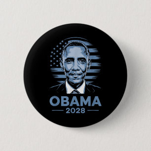 Barack Obama 2028 Obama 2028 4. Juli Retro Button