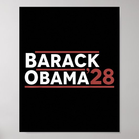 Barack Obama 2028 Poster (Vorne)