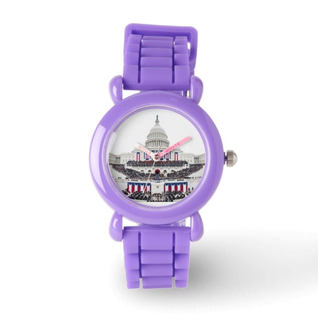 Barack Obama 2. Einweihung Watch Armbanduhr (Vorderseite)