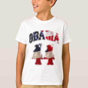 Barack Obama 44 Flaggent-shirt T-Shirt