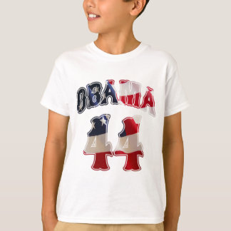 Barack Obama 44 Flaggent-shirt T-Shirt