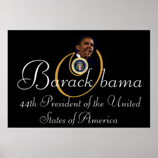 Barack Obama 44. Präsident 52"x35" Gedenkfeier Poster