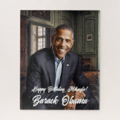 Barack Obama 44. Präsident Birthday Puzzle (Vertikal)