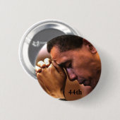 Barack Obama 44. Präsident Button (Vorne & Hinten)