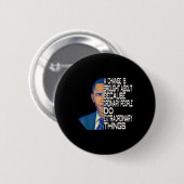Barack Obama 44. Präsident Politische Zitate Button (Vorne & Hinten)