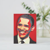 Barack Obama 44. Präsident Postkarte (Stehend Vorderseite)