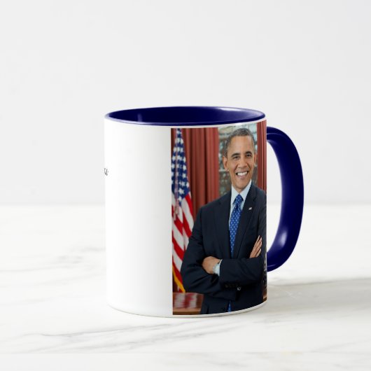 Barack Obama 44. Präsident Tasse (VorderseiteRechts)