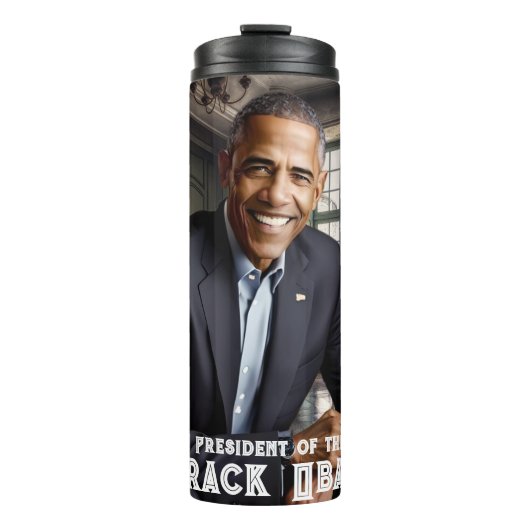 Barack Obama 44. Präsident Thermosbecher (Vorderseite)